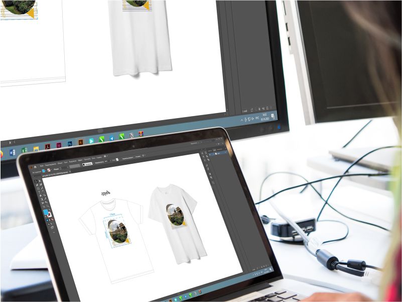 Делаем визуализацию на ткань, если требуется